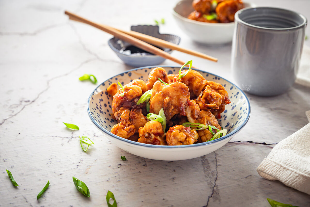 kalafior generala tso pieczony